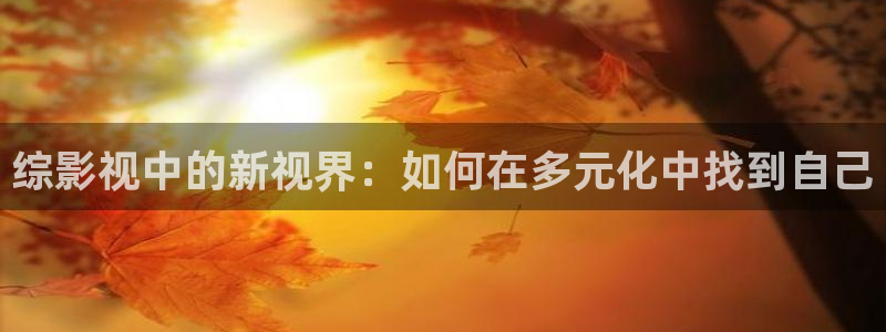 原来神马影院琪琪：综影视中的新视界：如何在多元化中找到自己